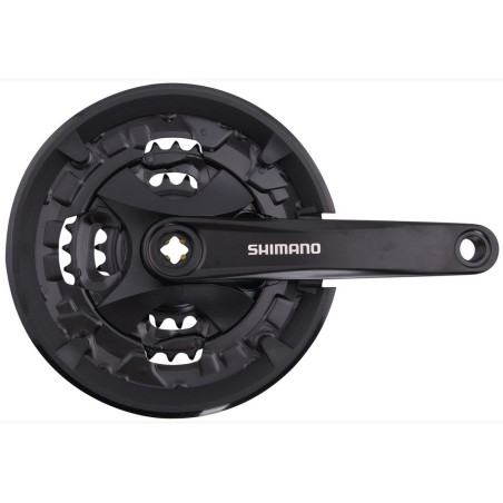 Shimano 9 speed Kranksæt 44-32-22 Tænder, Sort