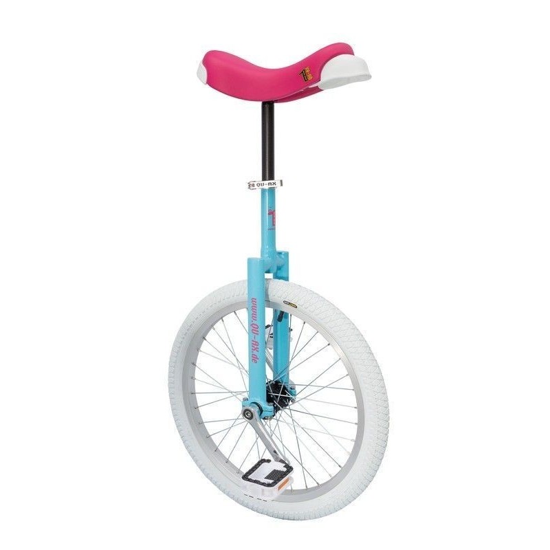 20" QU-AX Ethjulet Cykel Luksus Blå/Pink